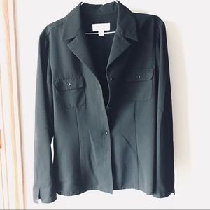 Casual Corner Annex black Silky blazer